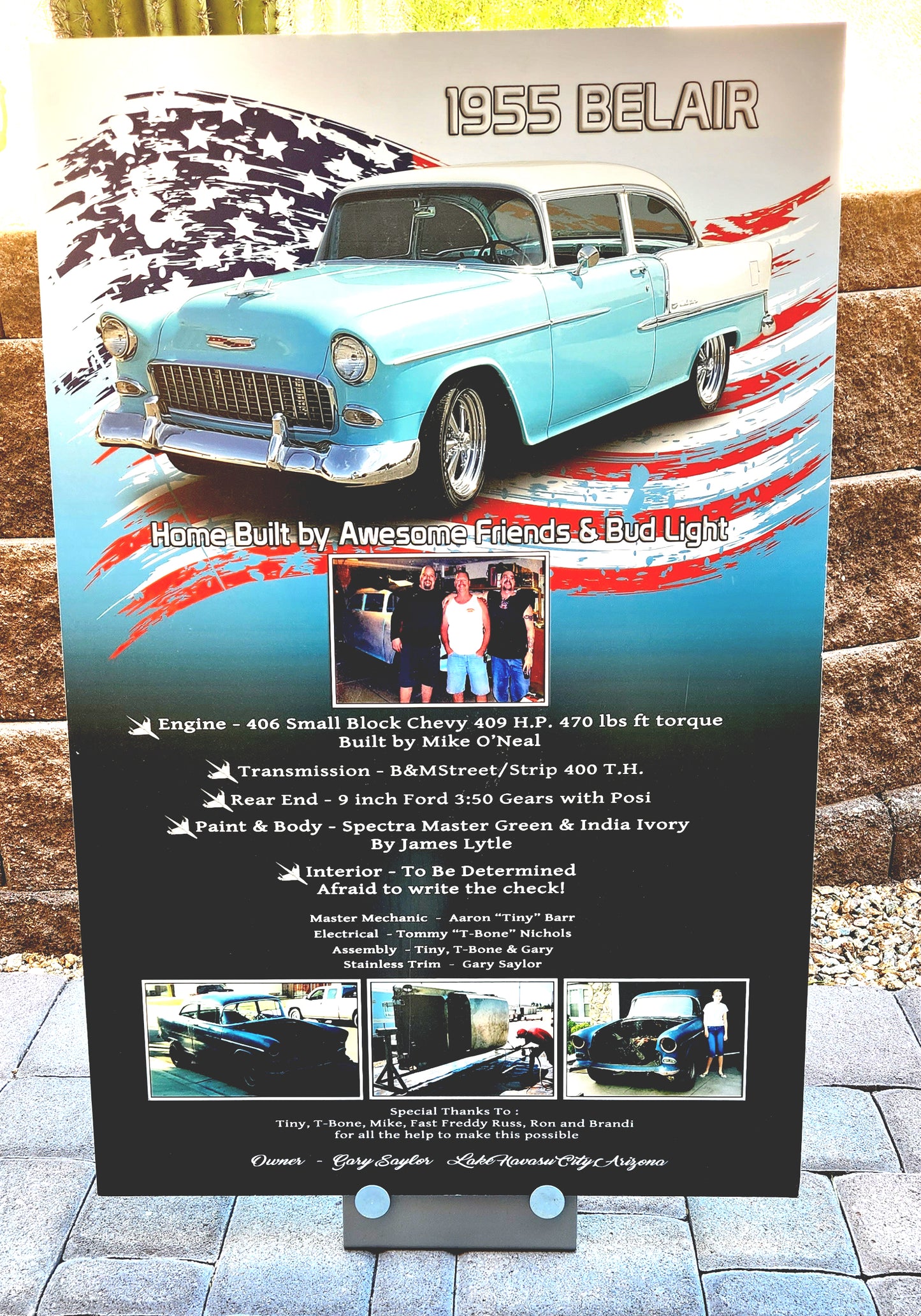 Powder Coated 16G Steel Show Board Stands